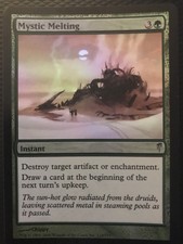 Mystic Melting Mtg Foil Card - Never Played - New