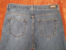 Michael Kors Jeans, Men's 35x30, Regular Fit, Tapered Leg, Dark Wash, Workgear