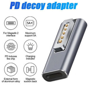 Schnellladen Adapter Type C auf PD for Magsafe 2 1 Für Macbook Pro/Air Magnetic~