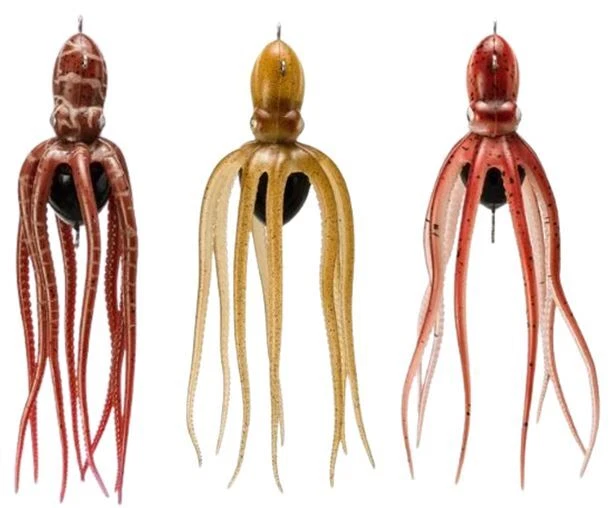 Mustad INKVADER Oktopus-Weichköder 230g 260g inkl. 10 löslichen Tintentabletten - Bild 1 von 3