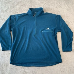 Pullover Mountain Equipment polar para hombre XL azul vintage Portugal 1/4 cuarto cremallera - Imagen 1 de 17