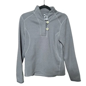 North Face Crescent Ridge Top Pullover Sweatshirt Grey Diamond Womens M - Picture 1 of 4