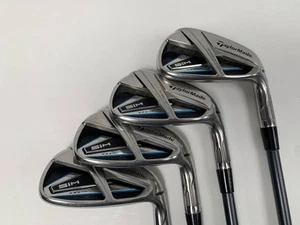 TaylorMade SIM MAX Iron Set 8-PW+GW Accra 50i 50g Regular Graphite Mens RH +1'' - Picture 1 of 9
