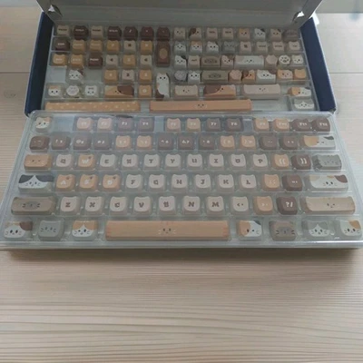 Soulcat Keycaps Kawaii Cat Shapes Mechanical Keyboard Caps - Image 1 of 4