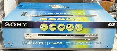 Sony Silver CD / DVD Player DVP-NS575P Progressive Scan BRAND NEW IN BOX - Image 1 of 3
