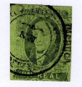 Mexiko 1861 Ausgabe Scott 7 gebraucht, sehr schön Pachuca - Bild 1 von 1