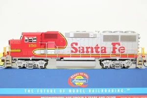 Athearn HO ATSF Santa Fe Warbonnet EMD GP60M Diesel Locomotive #156 DCC Ready - Picture 1 of 13