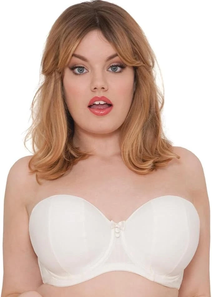 Женский роскошный бюстгальтер без бретелек Curvy Kate CK2601 белый 32K - Изображение 1 из 1