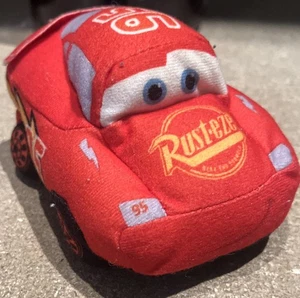 Disney Cars (Lightning Mcqueen) 5” Small Plush Stuffed Car - Picture 1 of 4