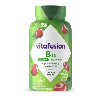 Vitafusion Extra Strength B12 Gummy Vitamins 170 Ct EXP 12/26 - Image 1 of 4