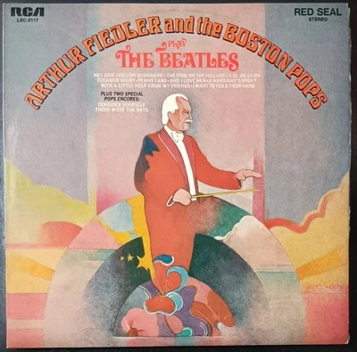 Arthur Fiedler, Boston Pops ‎– Play The Beatles - LP record excellent, cover VG+ - Image 1 of 3