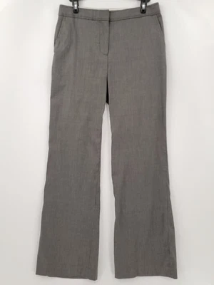 Talbots Dress Pants Womens Size 4 Color Grey 4 Pocket Bootcut Hook Eye Plaid Zip - Image 1 of 4