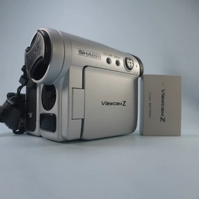 Sharp VL-Z1H Handheld MiniDV Camcorder Silver Tested - Image 1 of 4