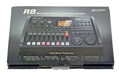 ZOOM R8 Multitrack Digital Recorder 8-Track MTR Sampler GETESTET FUNKTIONIERT  - Bild 1 von 4