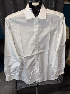 Vintage Turnbull & Asser City Classic Oxford Shirt With Three Button Cuff 15in - Picture 1 of 21