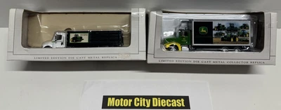Limited Edition SpecCast John Deere Freightliner M2 & Peterbilt 385 VHTF - Image 1 of 4