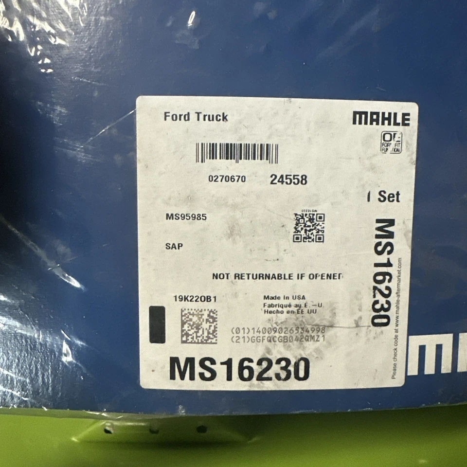 Junta colector de admisión Mahle MS16230 para Ford F-150 2000-2008 Foto 1 de 1