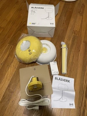 IKEA BLÅSVERK Table Lamp, Designed by Carl Ojersram - Yellow 14" 605.479.88 - Image 1 of 4