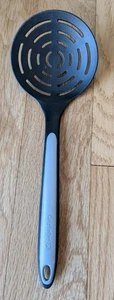 Calphalon Black Nylon Skimmer Strainer Slotted Spoon Round Heat Resistant 14" - Picture 1 of 5