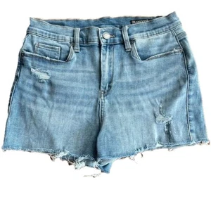Blank NYC Damen hellblau hoch geschnitten Essex klassisch abgeschnitten Denim Shorts Größe 29 - Bild 1 von 5
