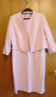 Le Suit Women's 2PC Pink Dress Suit 16 NWT