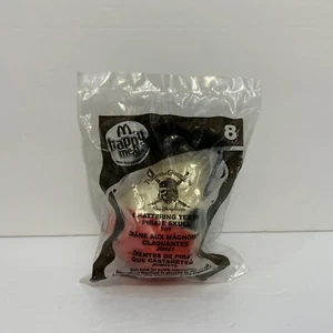2008 Pirates of the Caribbean McDonalds Happy Meal Toy Chattering Teeth Skull #8 - Picture 1 of 2