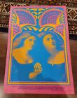 VINTAGE CONCERT POSTER CHAMBERS BROTHERS / IRON BUTTERFLY AVALON FAMILY DOG