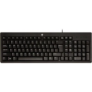 V7 KC0A1-4N6P Keyboard Wired Standard Keyboard, Black - Picture 1 of 2