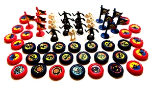 55 Vintage CROSSBOWS and CATAPULTS Board Game Pieces - Picture 1 of 7