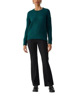 Sanctuary Women's Ribbed Crewneck Long Sleeve Pullover Sweater Jade Size XS - Picture 1 of 3
