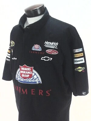 Nascar Work Shirt CHASE AUTHENTICS Sprint Cup Series Goodyear Racing Men's XL - Image 1 of 4