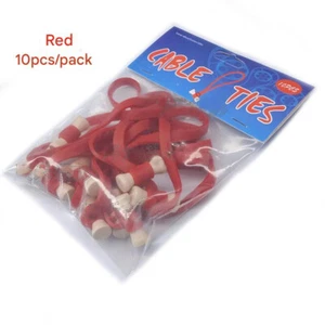CABLE TIES Bongo Tie 10-Pack rubber bundle tie cable rubber band film camera set - Picture 1 of 8