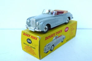 DINKY TOYS ENGLAND BENTLEY COUPÉ REF112 TRÈS BON ÉTAT 1961 N°2 - Imagen 1 de 10