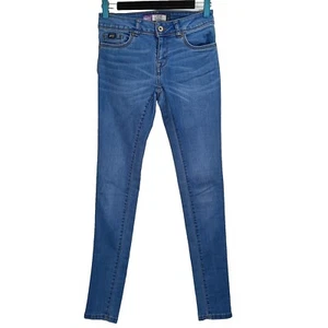 Superdry Cassie Skinny Jeans Size 24 L31 Blue Stretch Denim - Picture 1 of 12