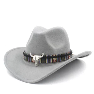 Western Style Kids Boys Girls Cowboy Hat with Tassel Ribbon for Halloween Party - Picture 1 of 25