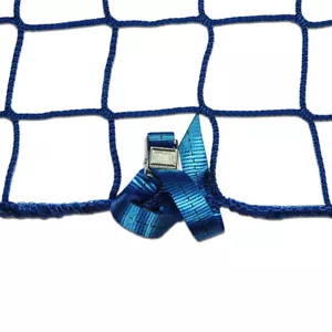 5Stk Seitenschutznetz 2x5m blau mit angenähten GSV Gerüstnetz Fangnetz - Bild 1 von 2
