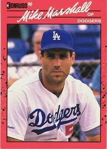 1990 - Donruss --- Mike Marshall -- Card # 84 --- Los Angeles Dodgers - Picture 1 of 2