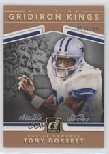 2017 Panini Donruss All-Time Gridiron Kings Studio Series /100 Tony Dorsett HOF