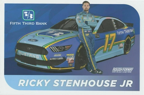 2019 RICKY STENHOUSE JR “FIFTH THIRD BANK” #17 NASCAR MONSTER ENERGY POSTCARD Cover