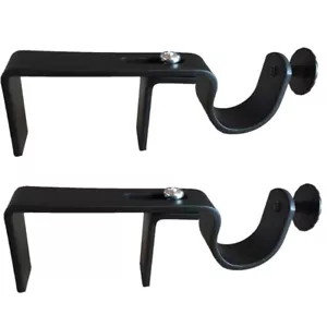 NoNo Bracket - No Drill Curtain Rod Bracket Attachment over Blinds - Picture 1 of 7