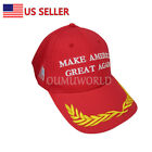 2024 Donald Trump Maga Red Hat Make America Great Again Embroidered Cap US Flag