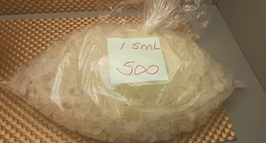 1,5 ml Polypropylen Mikrozentrifugenröhrchen, Flip-Cap Röhrchen mit mattierter Fläche (500) - Bild 1 von 3