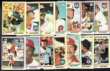 1978 OPC O PEE CHEE TOPPS MLB BASEBALL CARD 122-242 & WRAPPER SEE LIST