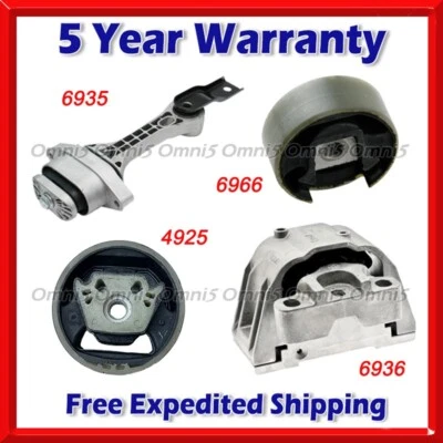 N769 Fits 2004-2006 Audi TT Quattro 3.2L Motor & Torque Strut Mount Set 4pc — 第 1/4 张图片