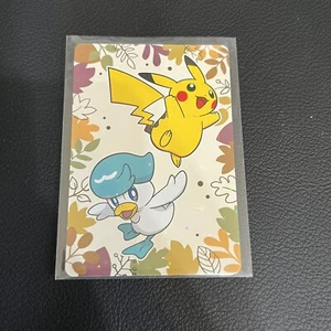 Pikachu Pokemon Pronto Collaboration Thank You Card clear card - Picture 1 of 2