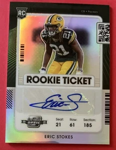 Eric Stokes Contenders Optic Holo Silver Auto Rookie Ticket #152. Packers Baby ! - Picture 1 of 2