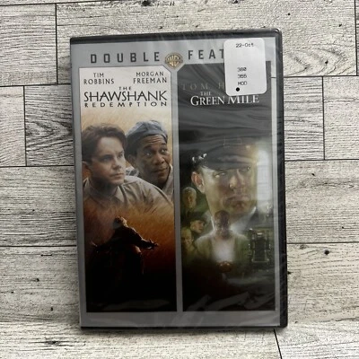 The Shawshank Redemption The Green Mile DVD NEW Double Feature Sealed Ships Free - Image 1 of 4