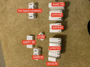 GENUINE APPLE 87W USB-C Power Adapter for iPad iPhone MacBook A1719 - Picture 1 of 3