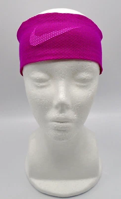 Faixa de cabeça Nike Fury malha adulto unissex rosa ativo/místico/hibisco - Imagem 1 de 4