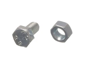 New 100 X Hex Bolts Set Screw 4.8 Grade M8 16mm BZP Zinc Plated  - Onestopdiy - - Picture 1 of 1
